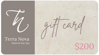 Terra Nova Salon & Day Spa  $200 Gift Card